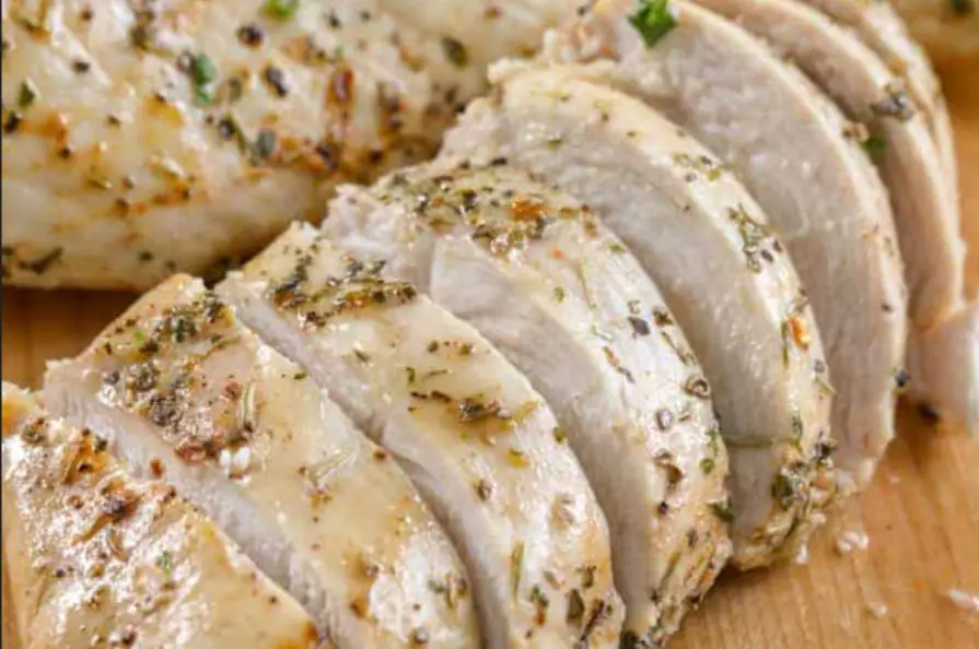 Baked thinly sliced chicken breast recipe