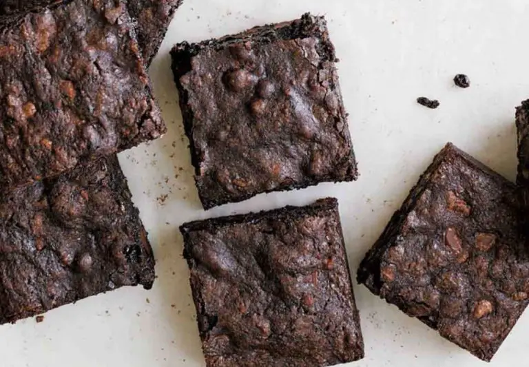 Chewy brownies fresh from the oven