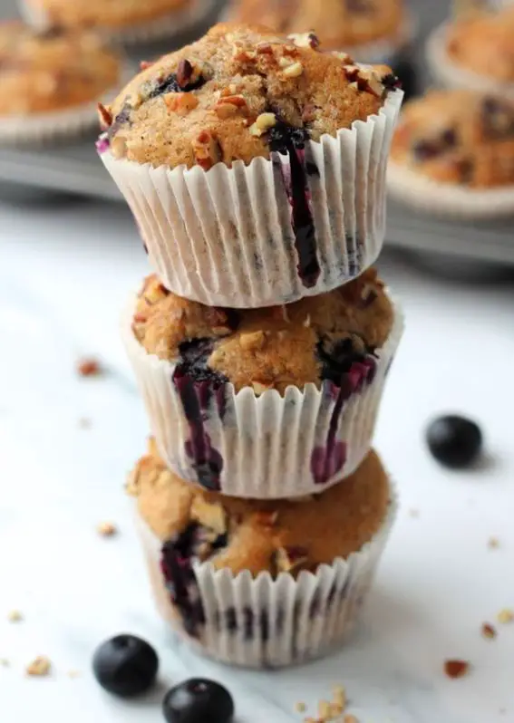 Ingredients for making homemade blueberry muffin Kit Kat