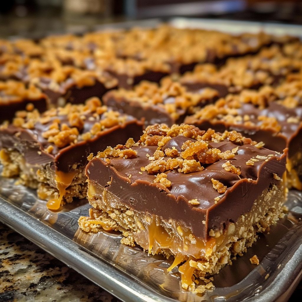 Decadent Butterfinger Caramel Crunch Bars: A Sweet Symphony in Every ...